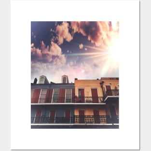 Sunshine over Iconic New Orleans Architecture Posters and Art